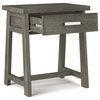 Sawhorse Bedside Table