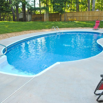 Stafford In-Ground Kidney Swimming Pool