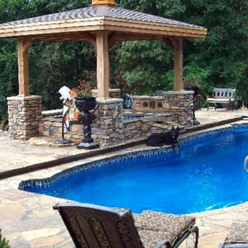 Custom Brick Around Pool