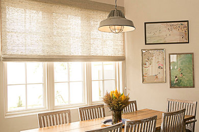 Example of a classic dining room design in Los Angeles