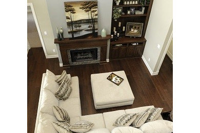 Inspiration for a contemporary family room remodel in Nashville