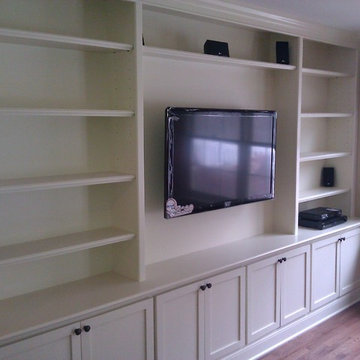 Built-In with Wall Hung TV