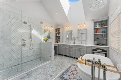Example of a classic bathroom design in DC Metro