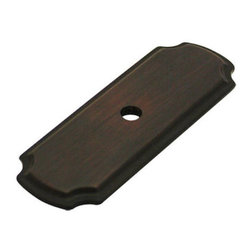 Cosmas - Cosmas B-112ORB Cabinet Knob Backplate, Oil Rubbed Bronze - Cabinet And Drawer Hardware