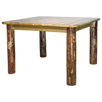 Glacier Country Collection Square 4 Post Dining Table