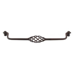 Top Knobs Normandy Collection Twisted Wire Drop Pull Handle 9" Patina Black M665 - Products