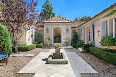 Traditional home design in Orange County.