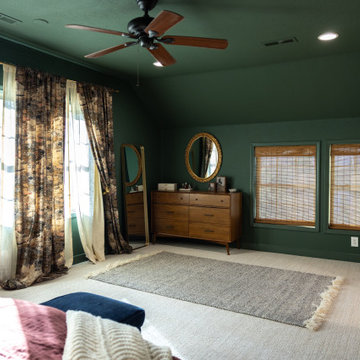 Primary & Guest Bathroom Remodel with Improved Layout and Heated Terrazzo Floors