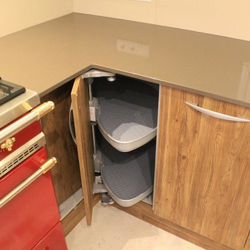 Cuisine Armony et plan quartz appareils Lacanche