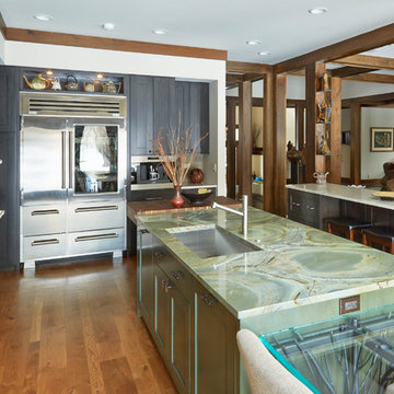 Prairie Style Bannockburn Kitchen