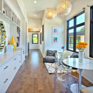 Girl's sitting area for 5000 square foot new construction residence.
