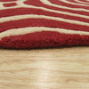 Hand-Tufted Wool Marla Rug, Red, 6' Round
