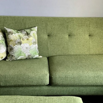 Glamorous embroidered throw pillows