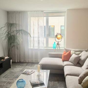416 West 52 - Ripple Fold and Grommet Drapes