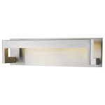 Z-Lite - Z-Lite 1925-20V-BN-LED Linc - 19.8" 15W 1 LED Bath Vanity - Go full throttle into a commitment to contemporaryLinc 19.8" 15W 1 LED Brushed Nickel Frost *UL Approved: YES Energy Star Qualified: n/a ADA Certified: n/a  *Number of Lights: Lamp: 1-*Wattage:15w LED bulb(s) *Bulb Included:Yes *Bulb Type:LED *Finish Type:Brushed Nickel