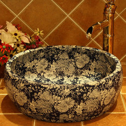 Classical art painted daisy washbasins - Bathroom Sinks