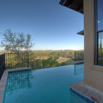 Hill Country Fusion pool view from owners' porch