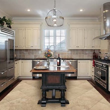 floor and backsplash