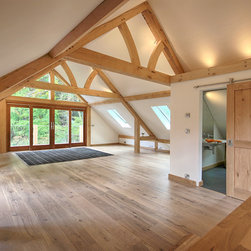 Inside a room above a garage - Garden Structures