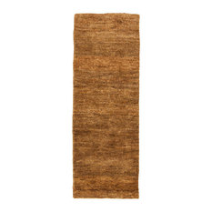 Urbana Hand-knotted Contemporary Rug, Light Brown, Runner 2'6x7'6