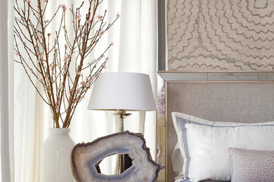 Example of a trendy guest bedroom design in Denver
