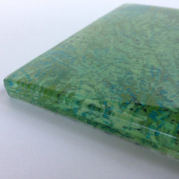 Hand paint Fused Glass Tiles