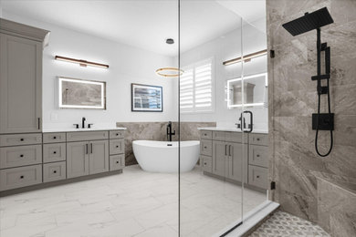 From Dated to Dazzling Complete Master Bathroom Makeover