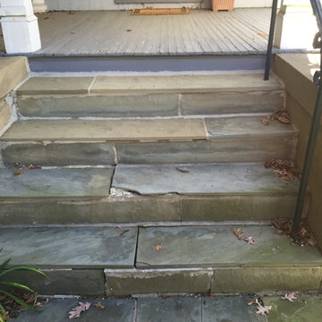 Thermal Cut Flagstone Walkway in Washington DC, Tenleytown NW