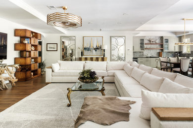 Example of a mid-sized classic living room design in Other