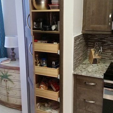 "grey storm" kitchen and little spark