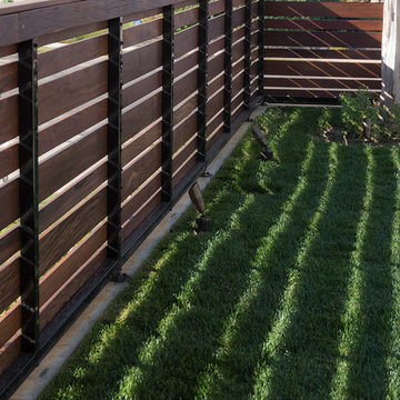 Ipe Fencing in the hills of Tarzana