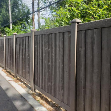 Brown SimTek Fence Project Near Orlando