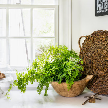 Woven Texture + Fresh Greenery