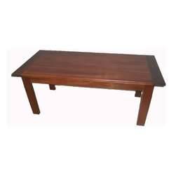 Woodworksdesign - African mahogany farm style coffee table - Coffee Tables