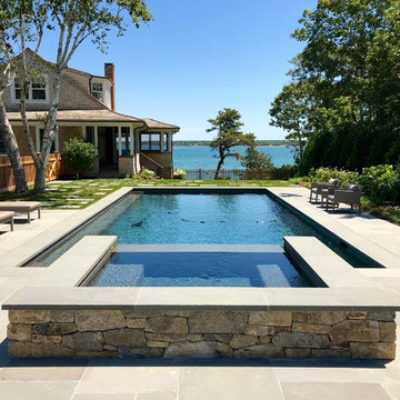 Ocean Blue Pebble Sheen w/ Rodio Tile