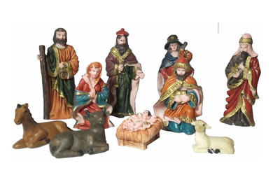 Buy Craftera 10 Piece Christmas Nativity Crib Set