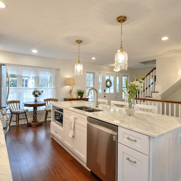 Cottage White Kitchen Design Lake of the Woods, VA