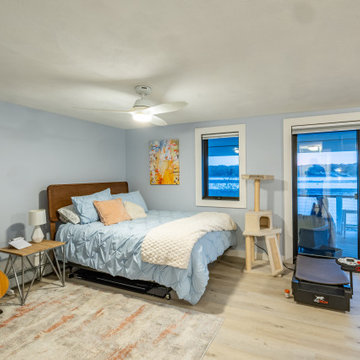 Finished Lower-Level Living and Bedroom with Waterfront Access – Cape Ann MA