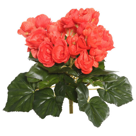 Vickerman 9.5" Orange Begonia Bush