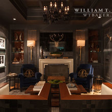 basement den off wine room