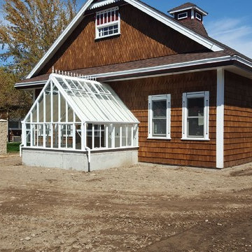 Landscape design, drip irrigation, greenhouse
