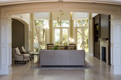 Inspiration for a transitional living room remodel in San Francisco