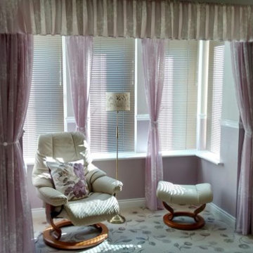 AFTER Living Room Bay Window - Summertime Lilac Blossom