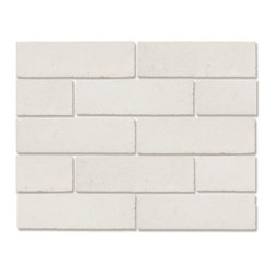 Product: Glazed Slimbrick Tile; Parchment - Gloss - Products