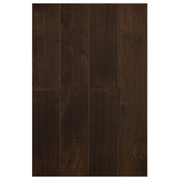 East West Furniture Sango Premier 1/2 x 5" Hardwood Flooring in Oak Walnut