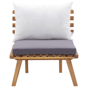 Vidaxl Garden Chair With Cushions Solid Acacia Wood