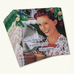 Anne Taintor Only Thing Left Holiday Napkins - Holiday Accents And Figurines