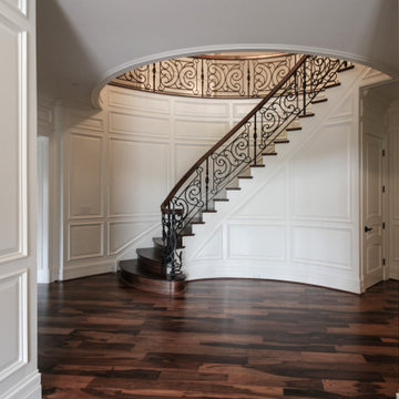 Project #74 | Circular Staircase with Hand-Forged Metal Panels