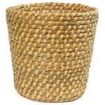 Mills Floral Company - Seagrass Round Basket - Organize beautifully with our Seagrass Baskets. Each basket is hand crafted by local Caribbean artisans. These timeless pieces are lightweight and environmentally friendly. Perfect to use for storage while adding character and versatility.