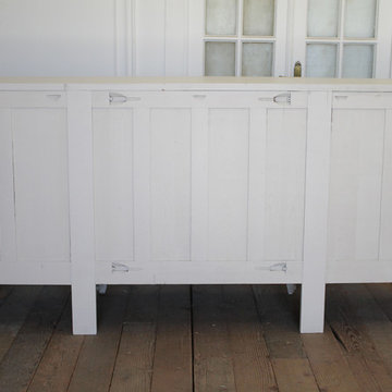 Antique Painted Louis XV Style French Provincial Style Server
